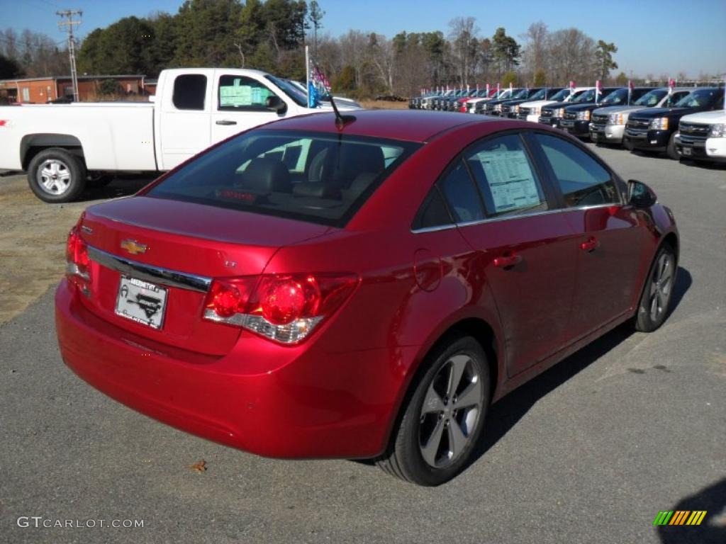 Crystal Red Metallic Tintcoat 2011 Chevrolet Cruze LT Exterior Photo #41264233