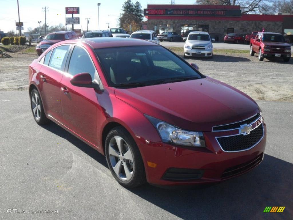 Crystal Red Metallic Tintcoat 2011 Chevrolet Cruze LT Exterior Photo #41264249