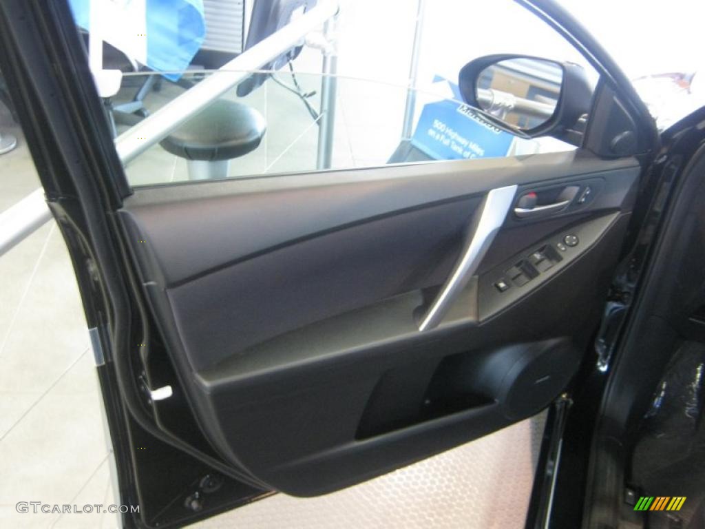 2011 Mazda MAZDA3 s Sport 4 Door Black Door Panel Photo #41264361