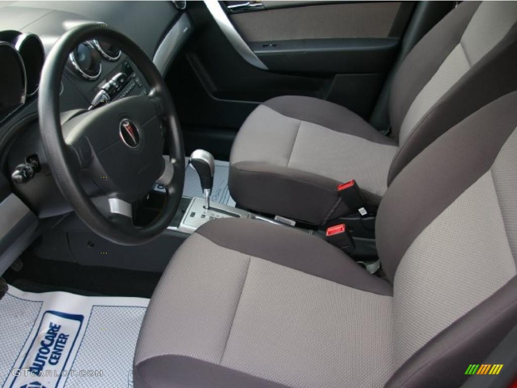 Charcoal Interior 2009 Pontiac G3 Standard G3 Model Photo #41265889