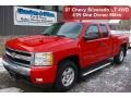 2007 Victory Red Chevrolet Silverado 1500 LT Extended Cab 4x4  photo #1