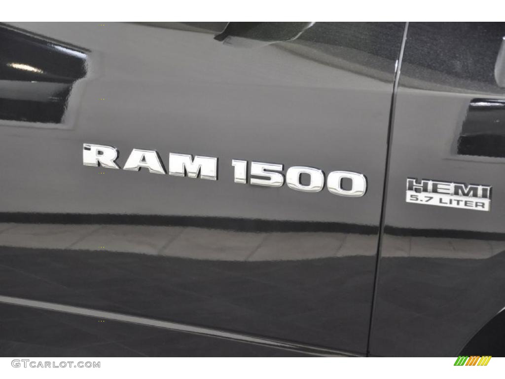 2011 Ram 1500 Sport Crew Cab - Brilliant Black Crystal Pearl / Dark Slate Gray photo #5