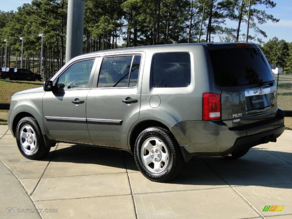 Nimbus Gray Metallic 2009 Honda Pilot LX Exterior Photo #41267649