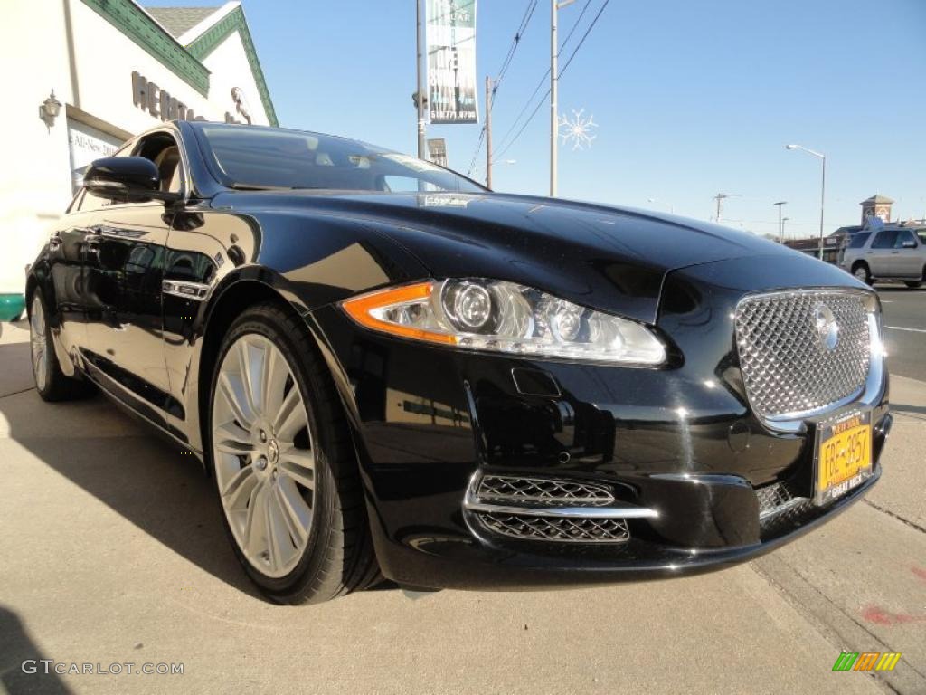 Ebony Black 2011 Jaguar XJ XJ Supercharged Exterior Photo #41269453
