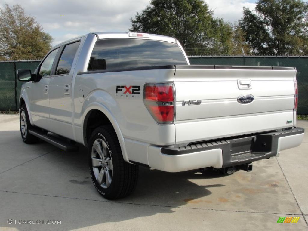 2010 F150 FX2 SuperCrew - Ingot Silver Metallic / Black photo #5