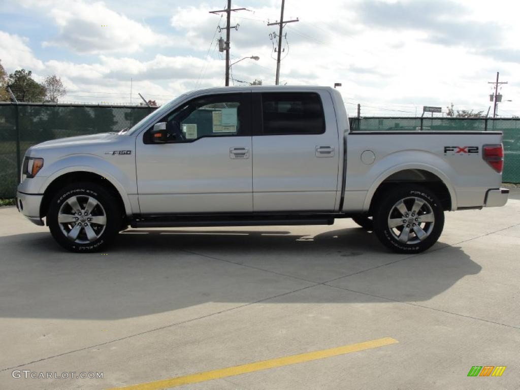 2010 F150 FX2 SuperCrew - Ingot Silver Metallic / Black photo #6