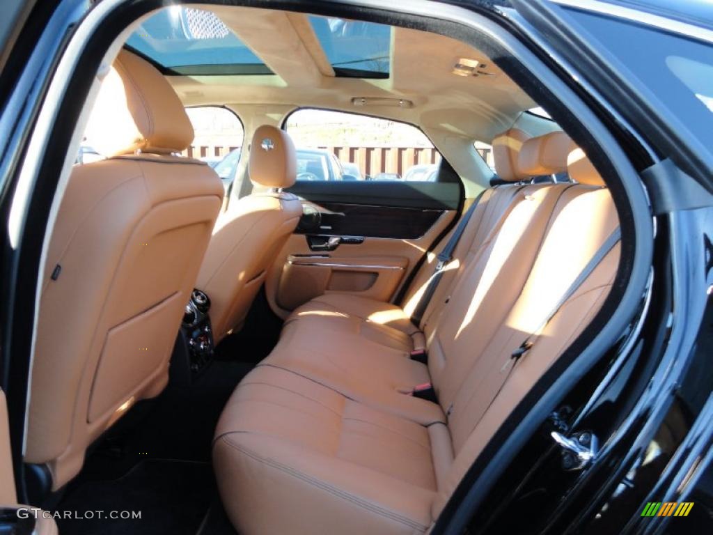 London Tan/Navy Blue Interior 2011 Jaguar XJ XJ Supercharged Photo #41269625