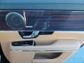 London Tan/Navy Blue 2011 Jaguar XJ XJ Supercharged Door Panel