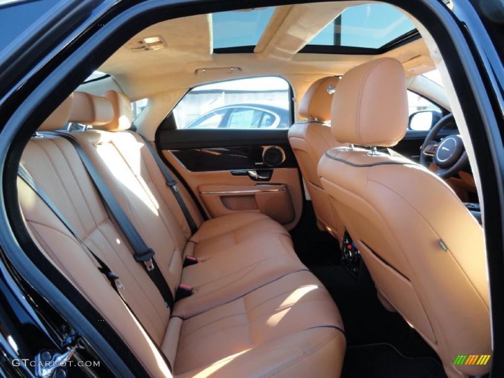 London Tan/Navy Blue Interior 2011 Jaguar XJ XJ Supercharged Photo #41269709