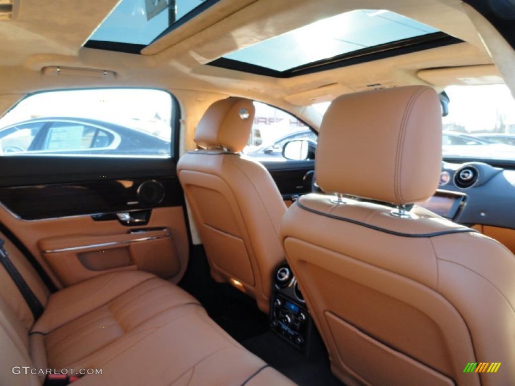 London Tan/Navy Blue Interior 2011 Jaguar XJ XJ Supercharged Photo #41269721