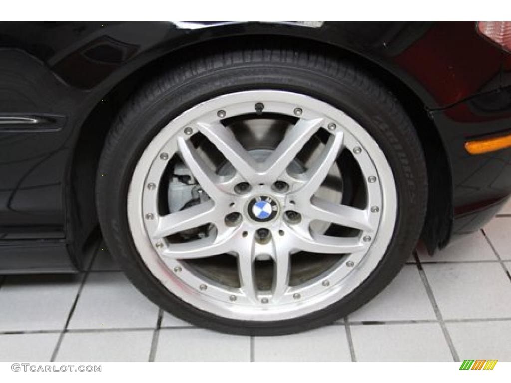 2004 3 Series 330i Coupe - Jet Black / Sand photo #7