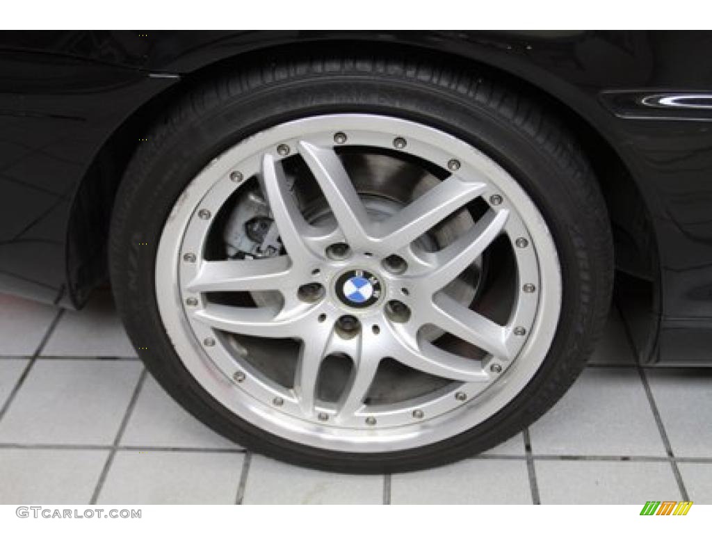 2004 3 Series 330i Coupe - Jet Black / Sand photo #8