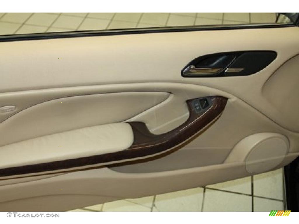 2004 3 Series 330i Coupe - Jet Black / Sand photo #15