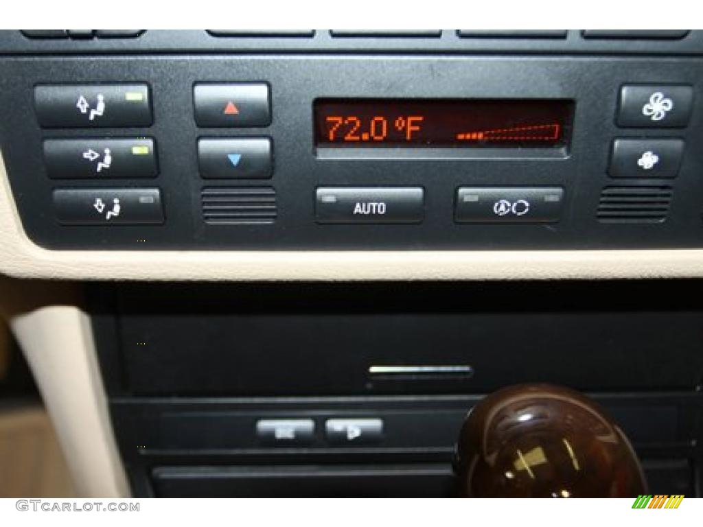 2004 3 Series 330i Coupe - Jet Black / Sand photo #24