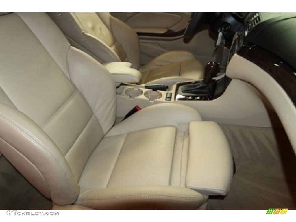 2004 3 Series 330i Coupe - Jet Black / Sand photo #37