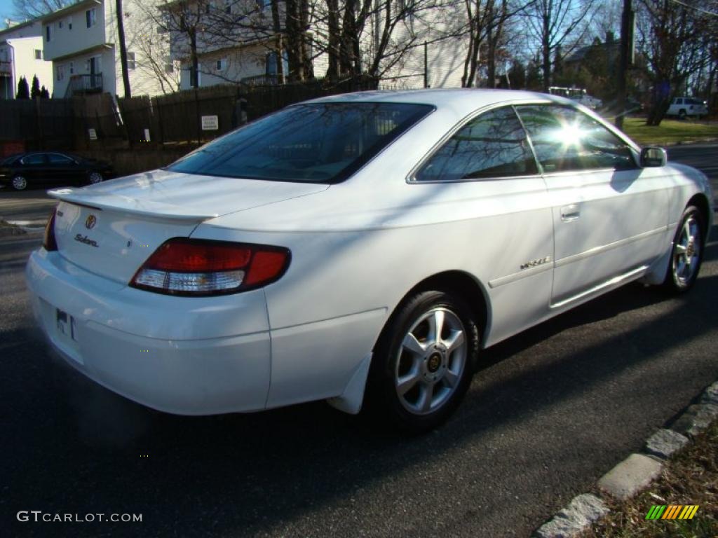 1999 Solara SLE V6 Coupe - White Diamond Pearl / Ivory photo #6