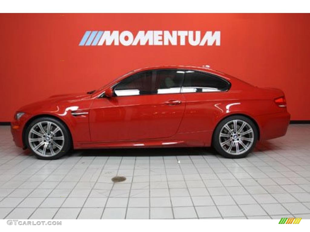 2008 M3 Coupe - Melbourne Red Metallic / Bamboo Beige photo #1