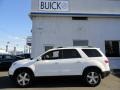 2010 Summit White GMC Acadia SLT AWD  photo #3