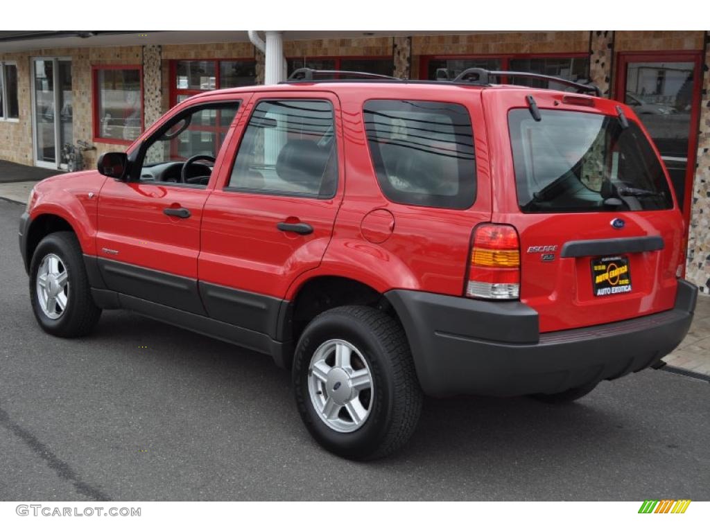 Bright Red 2002 Ford Escape XLS V6 4WD Exterior Photo #41275441