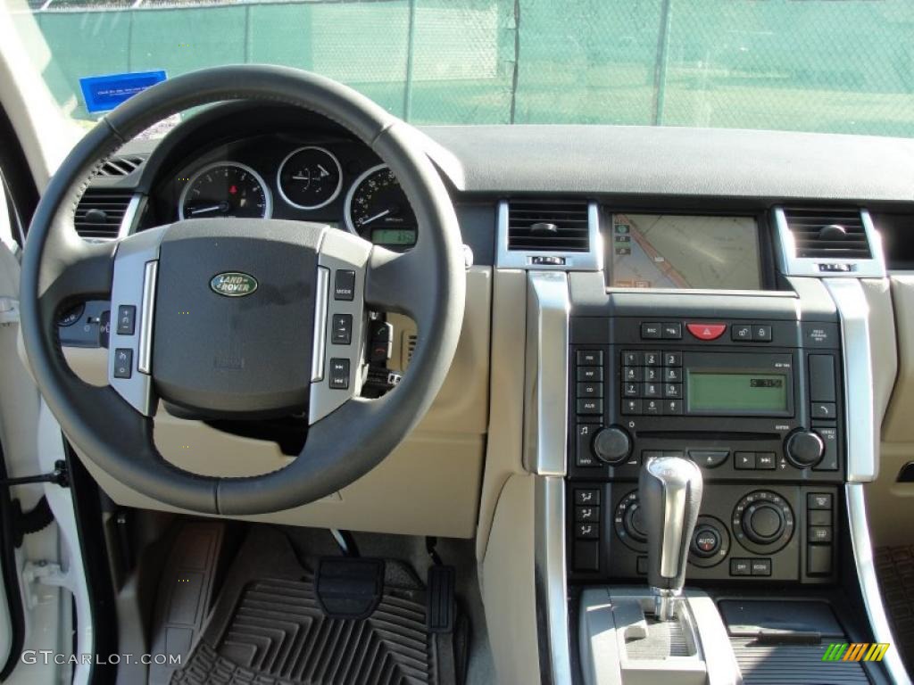 2009 Land Rover Range Rover Sport HSE Almond/Nutmeg Dashboard Photo #41276761