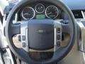 Almond/Nutmeg 2009 Land Rover Range Rover Sport HSE Steering Wheel