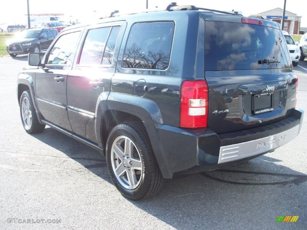 2007 Patriot Limited 4x4 - Steel Blue Metallic / Pastel Slate Gray photo #3