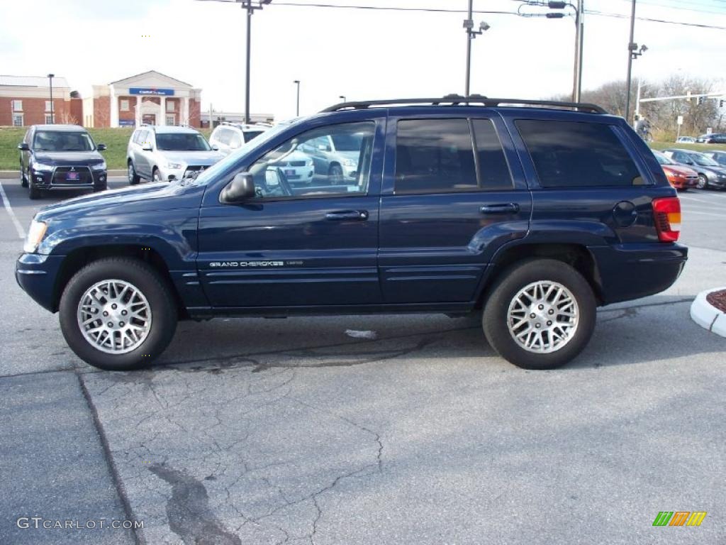 Midnight Blue Pearl 2004 Jeep Grand Cherokee Limited 4x4 Exterior Photo #41277981