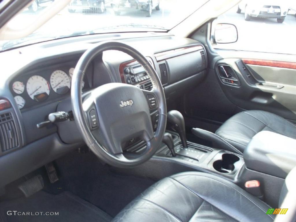 Dark Slate Gray Interior 2004 Jeep Grand Cherokee Limited 4x4 Photo #41278141
