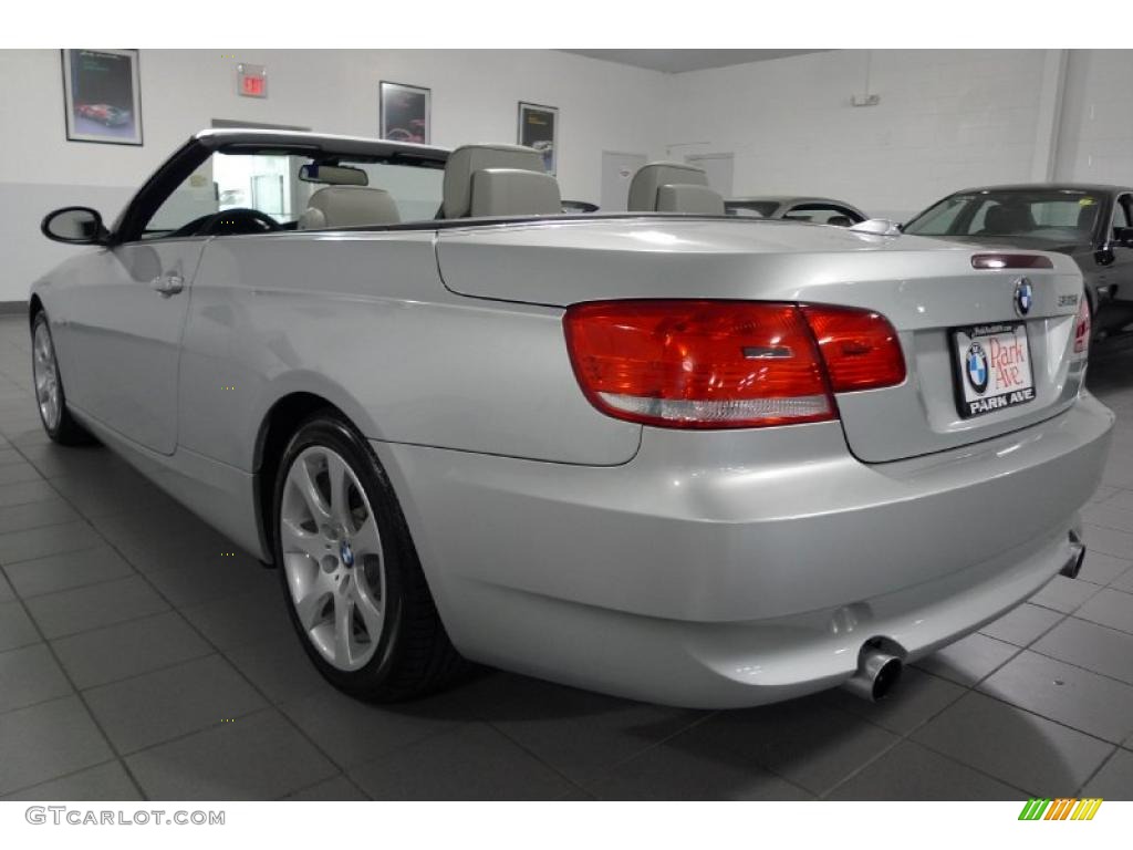 2008 3 Series 335i Convertible - Titanium Silver Metallic / Oyster photo #4
