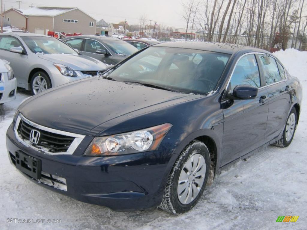 2008 Accord LX Sedan - Royal Blue Pearl / Gray photo #1