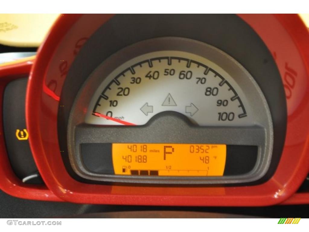 2009 Smart fortwo passion coupe Gauges Photo #41281729