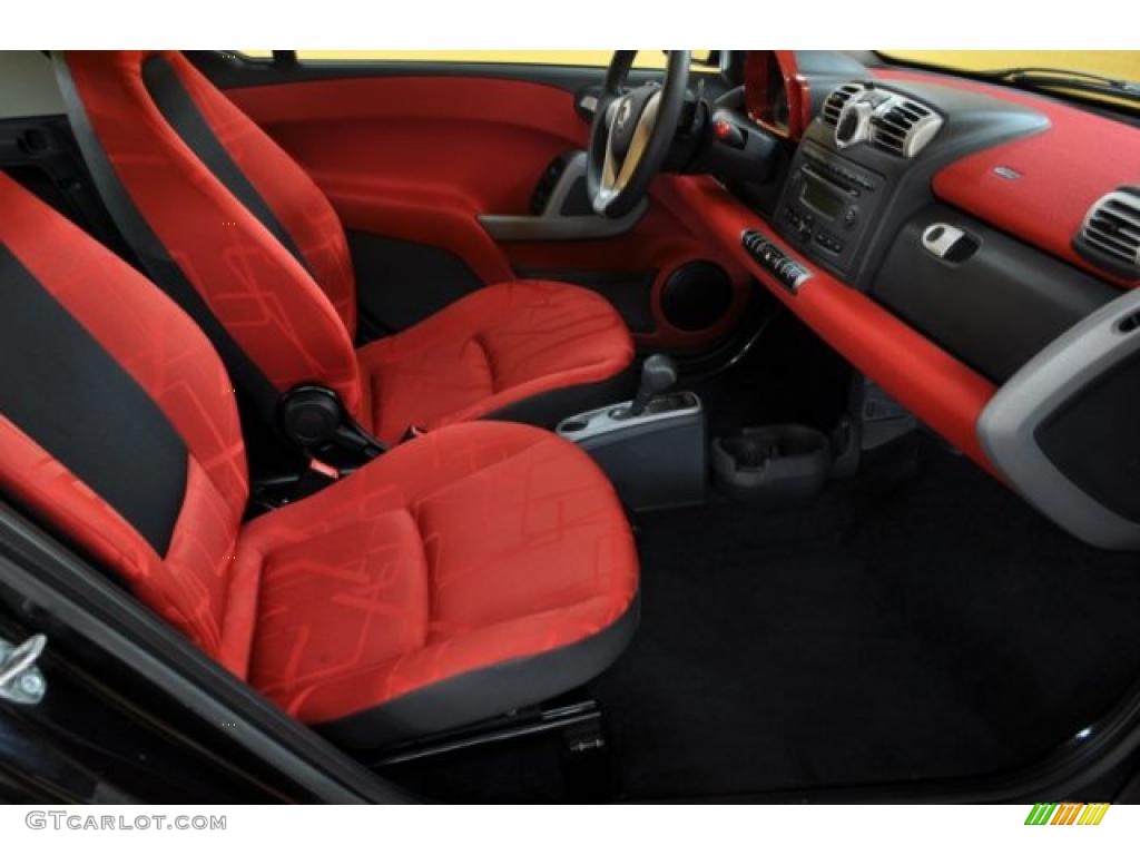 Design Red Interior 2009 Smart fortwo passion coupe Photo #41281813