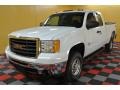 2007 Summit White GMC Sierra 2500HD SLE Extended Cab 4x4  photo #2