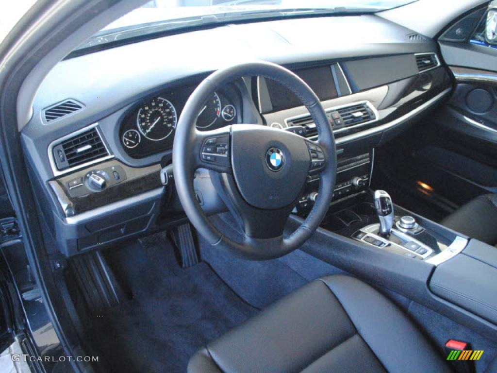 Black Interior 2010 BMW 5 Series 535i Gran Turismo Photo #41282017