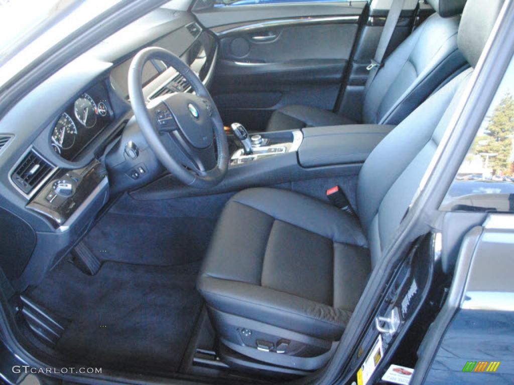 Black Interior 2010 BMW 5 Series 535i Gran Turismo Photo #41282040
