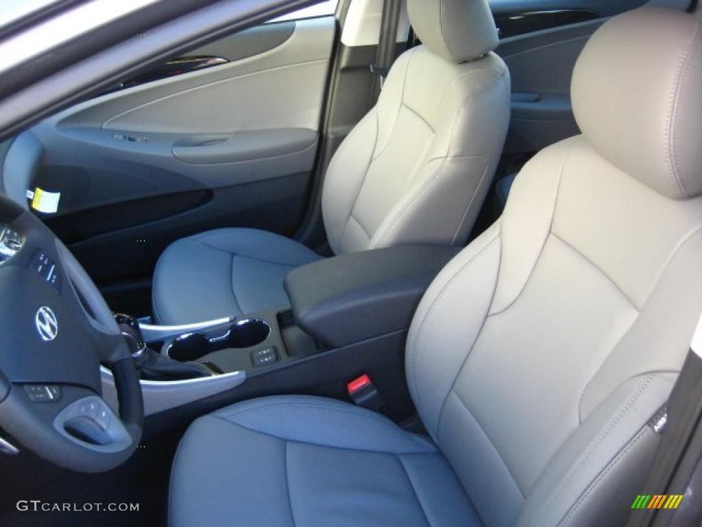 Gray Interior 2011 Hyundai Sonata Limited 2.0T Photo #41283297