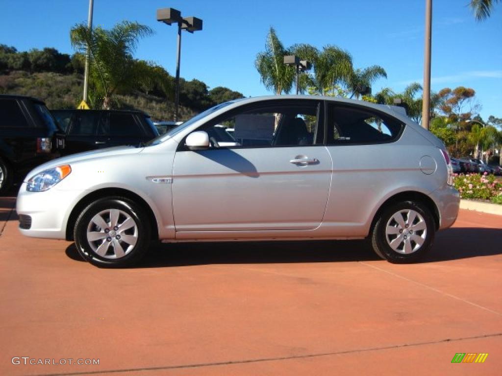 Platinum Silver 2011 Hyundai Accent GS 3 Door Exterior Photo #41283329