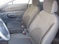 Black 2011 Hyundai Accent GS 3 Door Interior Color