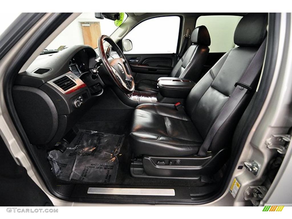 Ebony Interior 2008 Cadillac Escalade ESV AWD Photo #41285697