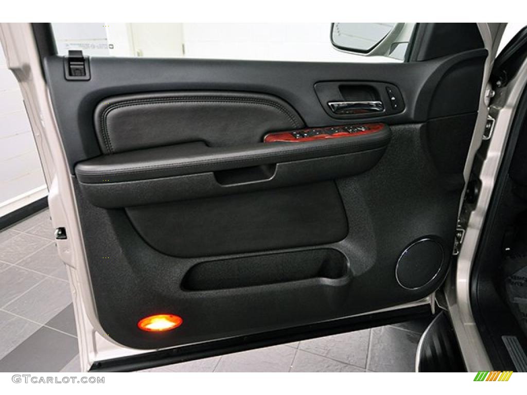 2008 Cadillac Escalade ESV AWD Ebony Door Panel Photo #41285713