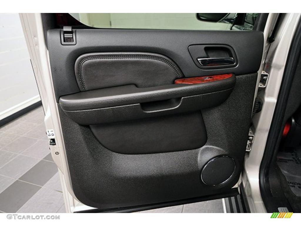 2008 Cadillac Escalade ESV AWD Ebony Door Panel Photo #41285745