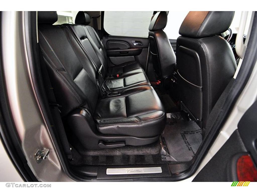 Ebony Interior 2008 Cadillac Escalade ESV AWD Photo #41285797