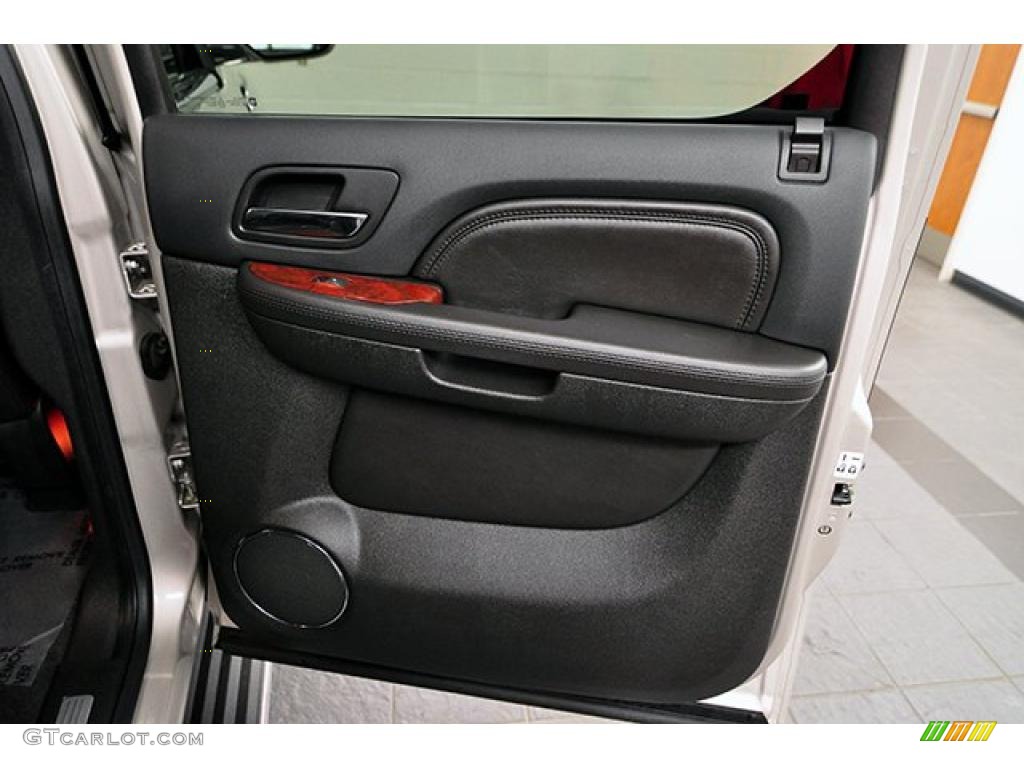 2008 Cadillac Escalade ESV AWD Ebony Door Panel Photo #41285813