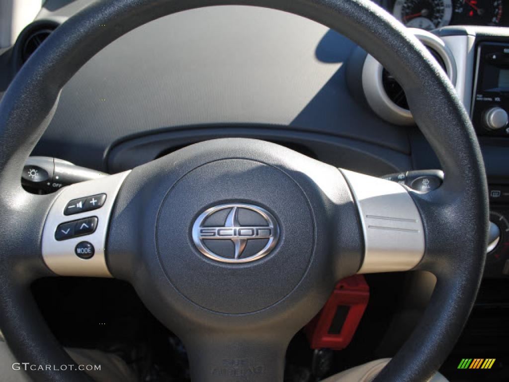 2006 Scion xA Standard xA Model Dark Charcoal Steering Wheel Photo #41286861