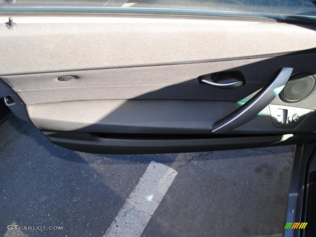 2007 BMW Z4 3.0i Roadster Black Door Panel Photo #41287997