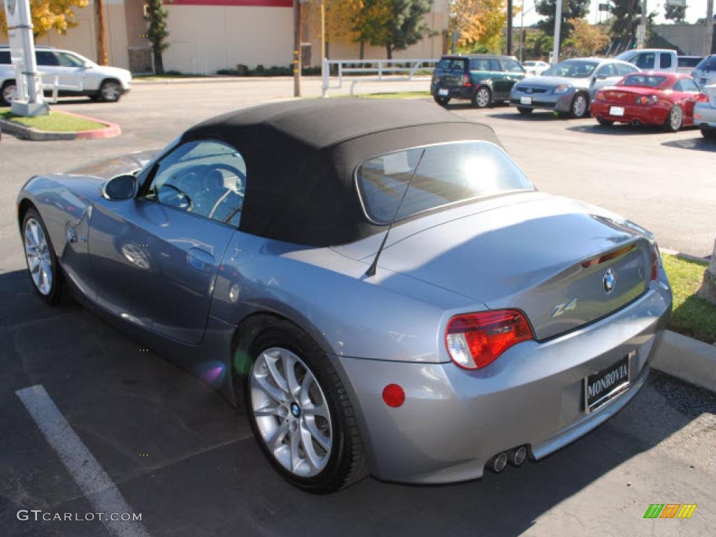 Silver Grey Metallic 2007 BMW Z4 3.0i Roadster Exterior Photo #41288221