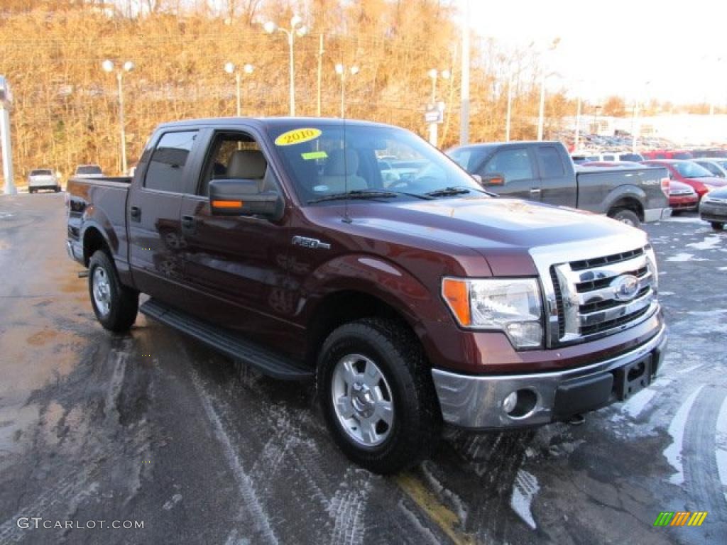 Royal Red Metallic 2010 Ford F150 XLT SuperCrew 4x4 Exterior Photo #41288305
