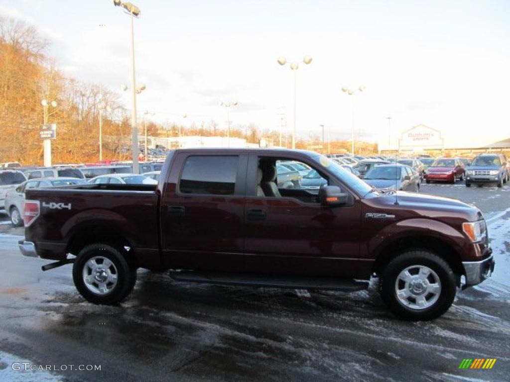 Royal Red Metallic 2010 Ford F150 XLT SuperCrew 4x4 Exterior Photo #41288321