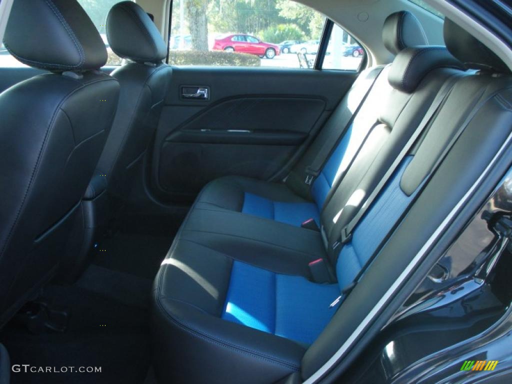 Sport Blue/Charcoal Black Interior 2011 Ford Fusion Sport Photo #41289333