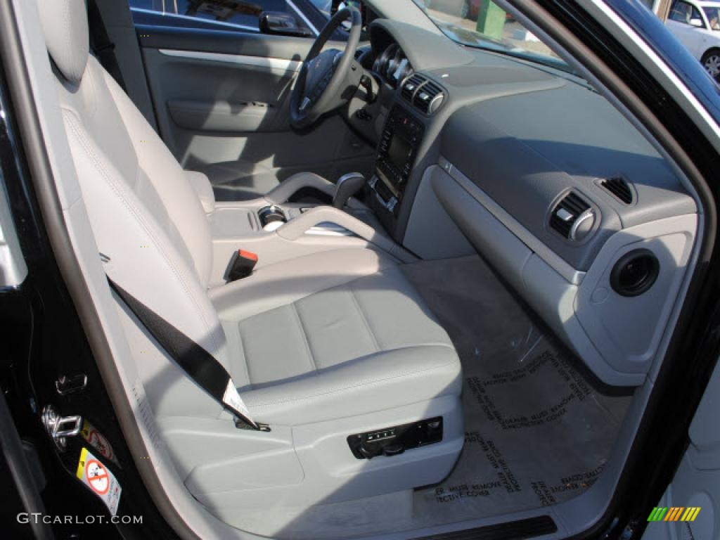 Stone/Steel Grey Interior 2009 Porsche Cayenne S Photo #41289477
